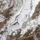 Ice rings on Lake Baikal as seen on April 25, 2019.
